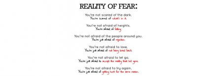 Reality Of Fear Facebook Covers